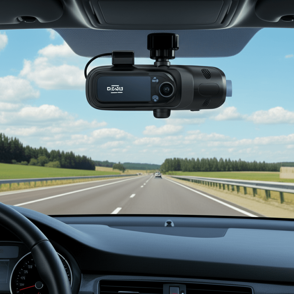 Generate a high-quality, relevant image prompt for an article about: Dash Cam: Essential Guide For S